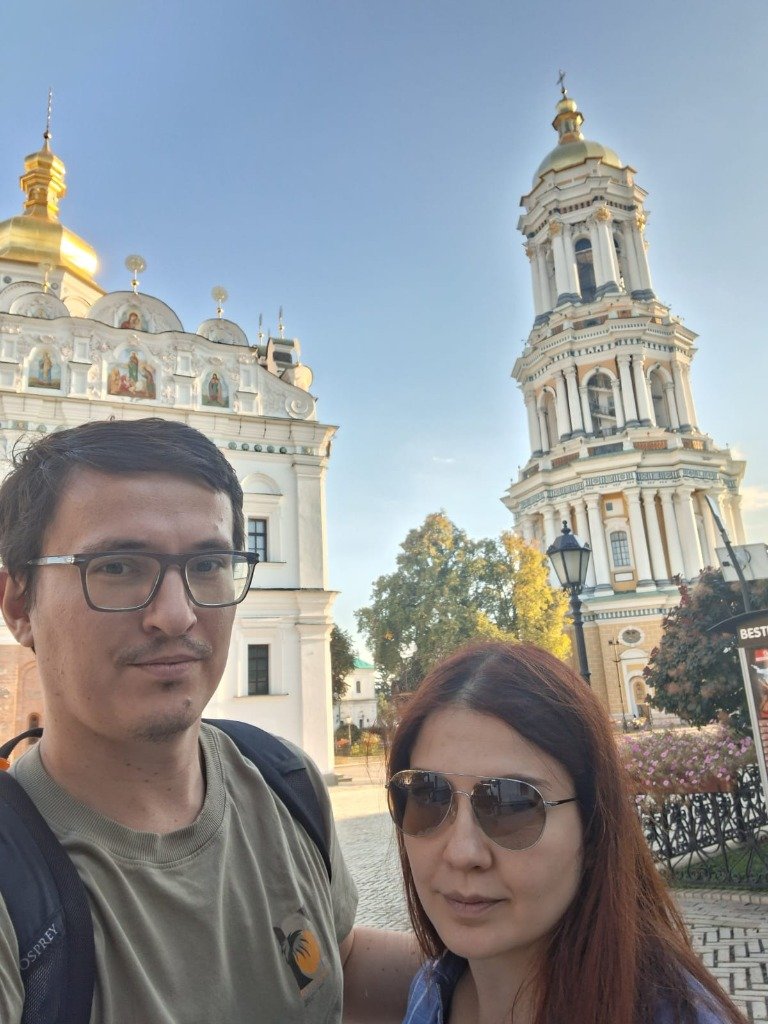 Olga and Oleks in Kyiv